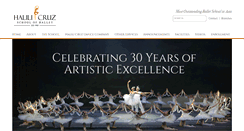 Desktop Screenshot of halilicruzballet.com