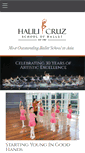 Mobile Screenshot of halilicruzballet.com